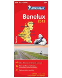 Benelux államok - autóstérkép