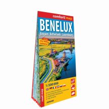   Benelux (Belgium, Hollandia, Luxemburg) laminált térkép - ExpressMap