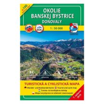   Besztercebánya, Donovaly környéke turista- és kerékpáros térkép - Banskej Bystrice, Okolie Donovaly - VKÚ TM 100
