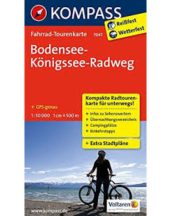   Bodensee-Königssee-Radweg kerékpáros térkép - KOMPASS 7047