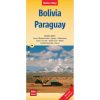 Bolívia, Paraguay térkép - Nelles