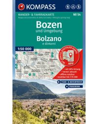 Bolzano és környéke turistatérkép - KOMPASS 54 Bolzano és környéke turistatérkép - KOMPASS 54