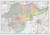 Borsod-Abaúj-Zemplén vármegye falitérkép - választható méret, kivitel Borsod-Abaúj-Zemplén vármegye falitérkép - választható méret, kivitel