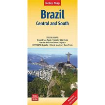 Brazília: Közép és Dél térkép - Nelles