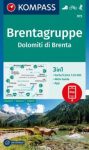 Brenta Group / Dolomiti di Brenta túratérkép - KOMPASS 073