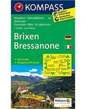   Brixen / Bressanone túra-, sí- és kerékpáros térkép - KOMPASS 56