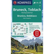   Bruneck / Toblach / Hochpustertal turistatérkép - KOMPASS 57