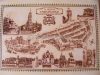 Budai vár 65*45 cm - asztali fóliázott könyöklő Budai vár 65*45 cm - asztali fóliázott könyöklő