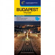 Budapest extra térkép (keményborítós) - 2022