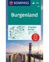 Burgenland turistatérkép - KOMPASS 227