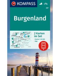 Burgenland turistatérkép - KOMPASS 227