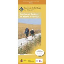 Caminos de Santiago Spanyolországban és Portugáliában speciális térkép - Cultura