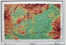 Magyarország domború térkép