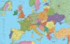 Európa falitérkép 140*90 cm - fémléces