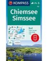 Chiemsee, Simssee turistatérkép - KOMPASS 792