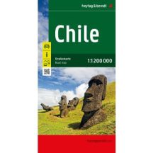 Chile - autóstérkép - Freytag 2025