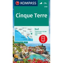 Cinque Terre turistatérkép - KOMPASS 2450