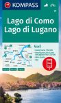 Comói-tó - Lugano túratérkép - Kompass 91