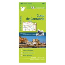 Costa de Cantabria térkép - Michelin 143