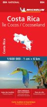   Costa Rica, Cocos Island (Kókusz-szigetek) térkép (804) / Michelin