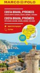 Costa Brava Marco Polo térkép: Pireneusok, Baszkföld, Navarra, Aragónia, Andorra és Katalónia