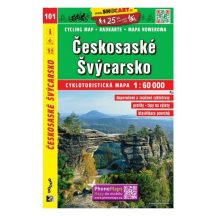   Cseh-Svájc kerékpáros térkép SHC 101 / Českosaské Švýcarsko / Shocart