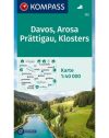Davos, Arosa, Prattigau, Klosters turistatérkép - KOMPASS 113 Davos, Arosa, Prattigau, Klosters turistatérkép - KOMPASS 113