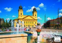   Debrecen tányéralátét  + hátoldalán Debrecen várostérképe