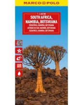 Dél-Afrika, Namíbia, Botswana térkép 2025 - Marco Polo