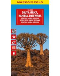 Dél-Afrika, Namíbia, Botswana térkép 2025 - Marco Polo