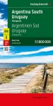 Dél-Argentína – Uruguay autóstérkép / Freytag 2026 Dél-Argentína – Uruguay autóstérkép / Freytag 2026