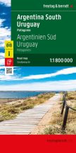Dél-Argentína – Uruguay  autóstérkép / Freytag 2026