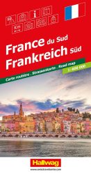 Dél-Franciaország autóstérkép Hallwag 2025