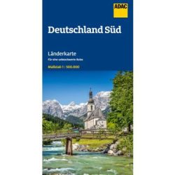 Dél-Németország autótérképe - ADAC 2025