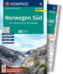Dél-Norvégia: Oslo – Romsdalen túrakalauz / Kompass 5981