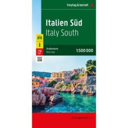 Dél-Olaszország autóstérkép Freytag 2025