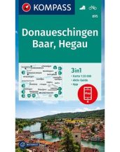 Donaueschingen, Baar, Hegau turistatérkép - KOMPASS 895
