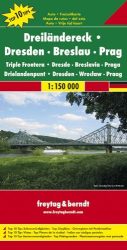 Dreiländereck, Dresden-Breslau-Prag, Top 10 tipp, 1:150 000