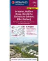 Drezda, Meißen, Szász Svájc nyugati része kerékpáros térkép - KOMPASS 3371 Drezda, Meißen, Szász Svájc nyugati része kerékpáros térkép - KOMPASS 3371