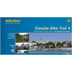 Danube Bike Trail 4. - Duna kerékpáros atlasz 4. (Budapest-Belgrád) angol