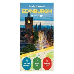 Edinburgh laminált térkép / City Map / Lonely Planet