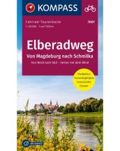   Elba 1. kerékpáros térkép Schmilka-Magdeburg - KOMPASS 7001