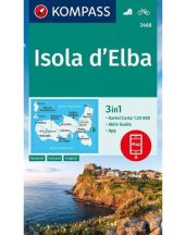   Elba szigete (Isola d'Elba) turistatérkép - KOMPASS 2468