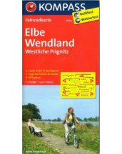   Elba, Wendland, Nyugat-Prignitz kerékpáros térkép - KOMPASS 3024