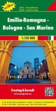 Emilia-Romagna - Bologna - San Marino autótérkép