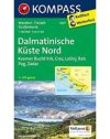 Észak Dalmát-tengerpart (Krk-Cres-Losinj-Rab-Pag-Zadar) turistatérkép - KOMPASS 2901 Észak Dalmát-tengerpart (Krk-Cres-Losinj-Rab-Pag-Zadar) turistatérkép - KOMPASS 2901