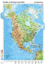   Észak- és Közép-Amerika domborzata és gazdasága, 120*160 cm, laminált, faléces