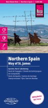   Észak-Spanyolország, Szent Jakab-út térkép - Spanien Nord, Jakobsweg / 2026
