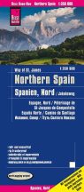   Észak-Spanyolország, Szent Jakab-út térkép - Spanien Nord, Jakobsweg