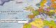 Európa falitérkép 136*100 cm -mágnessel jelölhető, keretezett
